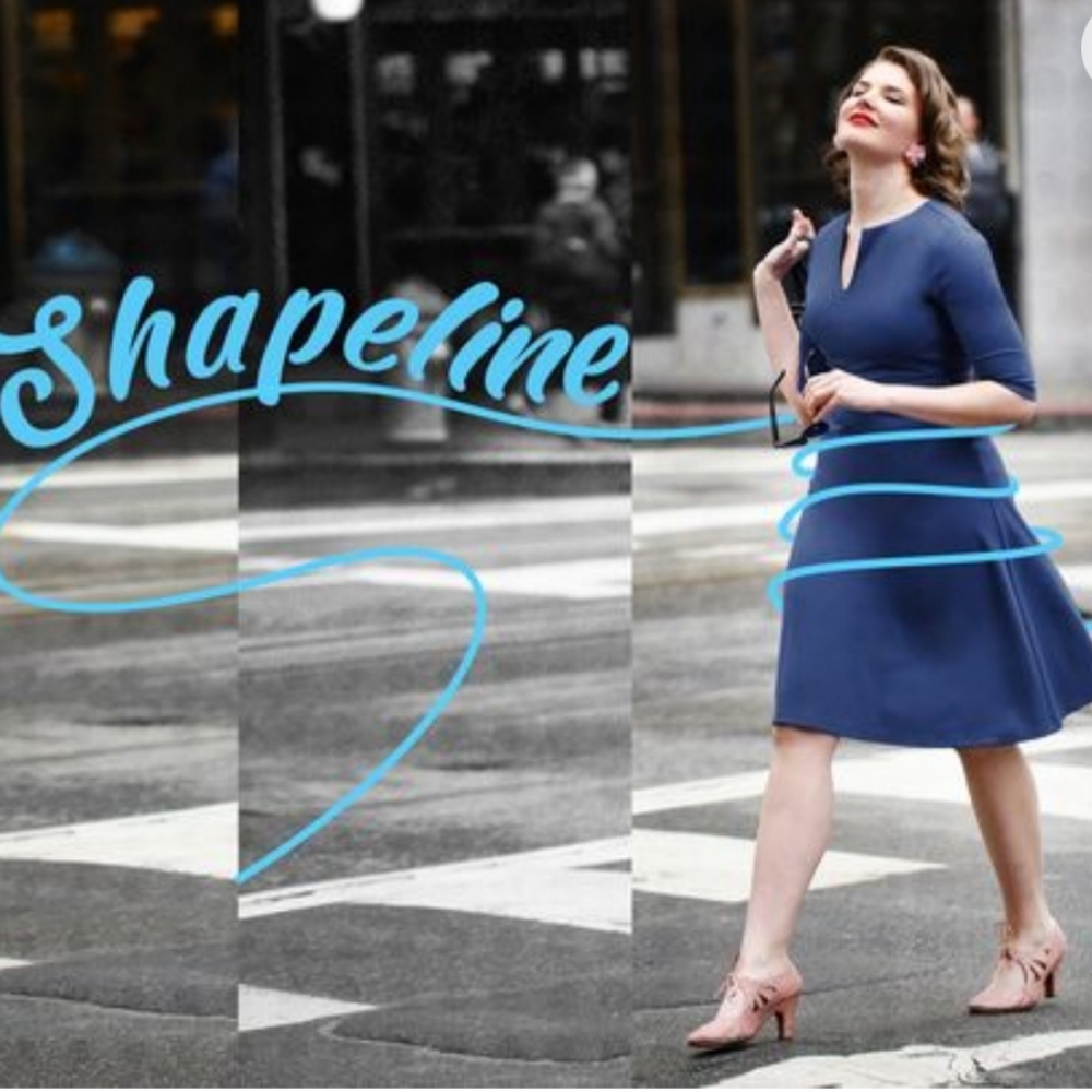 Betabrand Shapeline A+ Dress Navy